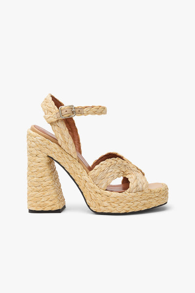 Sandalia Emmeline Rafia